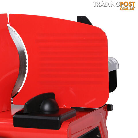 150W  Meat Slicer with Stainless Steel Blade - Red