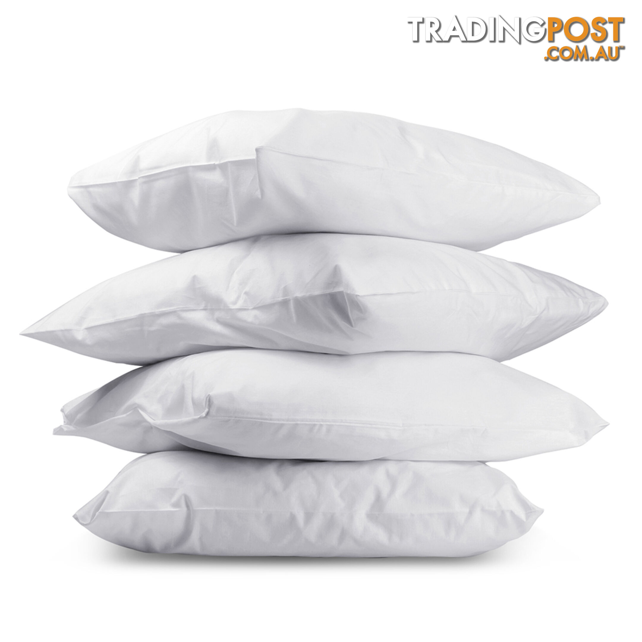 Set of 4 Pillows - 2 Soft & 2 Medium