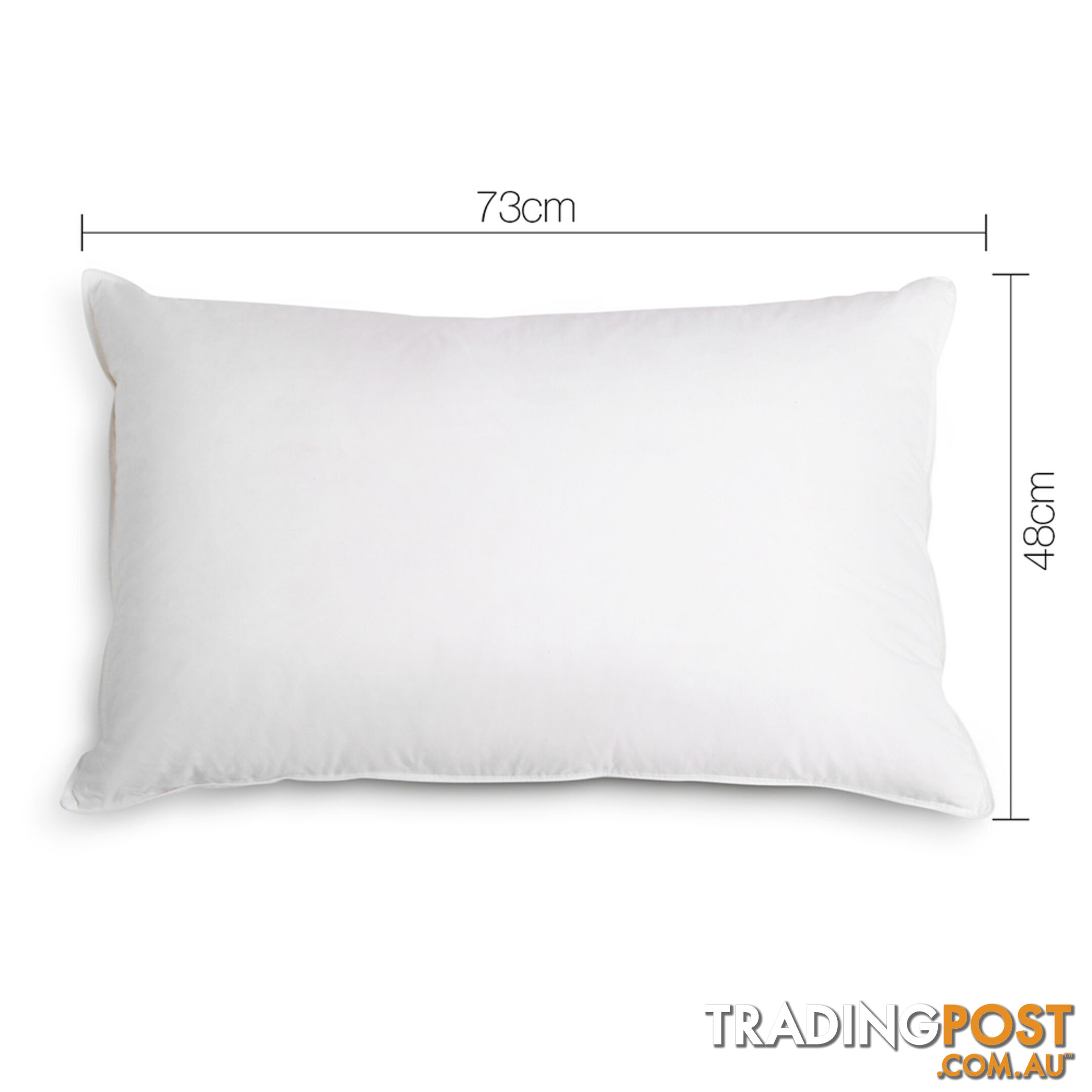 Set of 4 Pillows - 2 Soft & 2 Medium