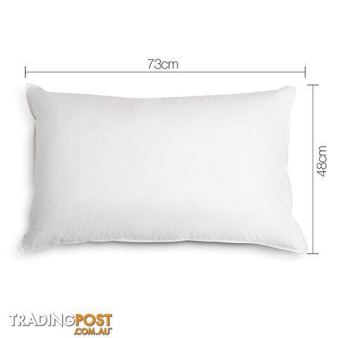 Set of 4 Pillows - 2 Soft & 2 Medium