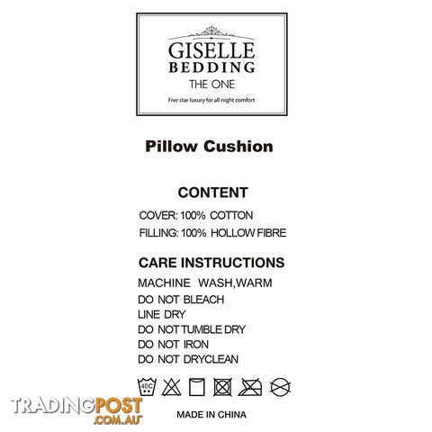 Set of 4 Pillows - 2 Soft & 2 Medium