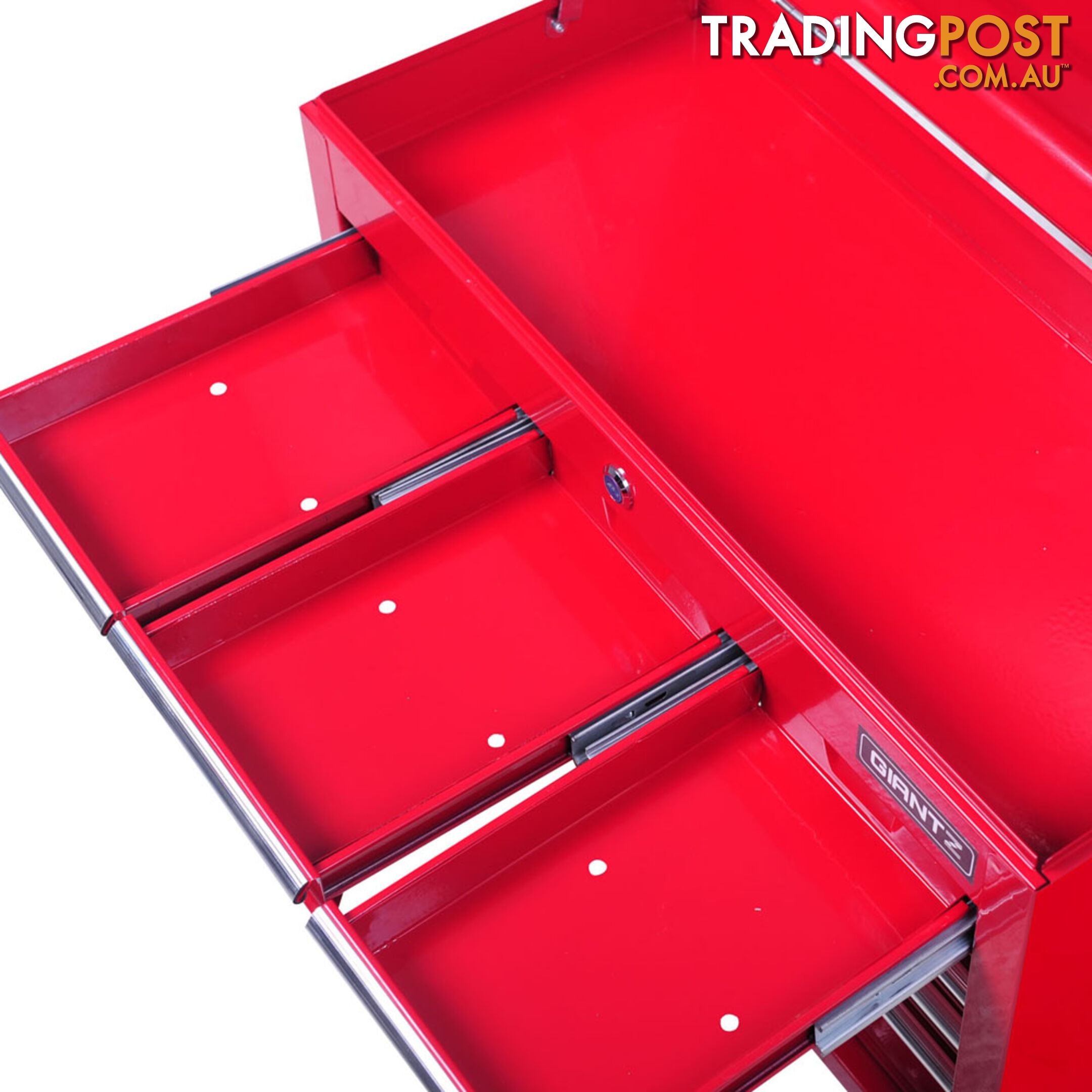 9 Drawers Tool Box Chest Red