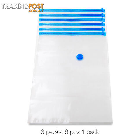 Set of 18 Vacuum Storage Bags 60 x 80cm