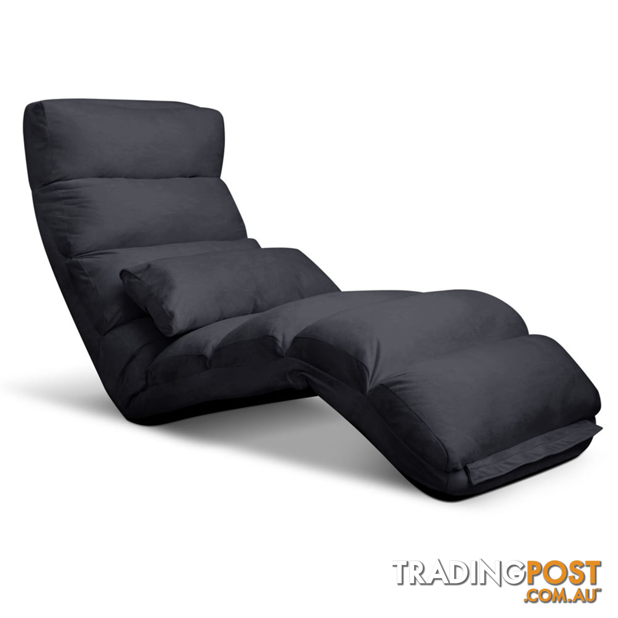 Lounge Sofa Chair - 75 Adjustable Angles _ Charcoal