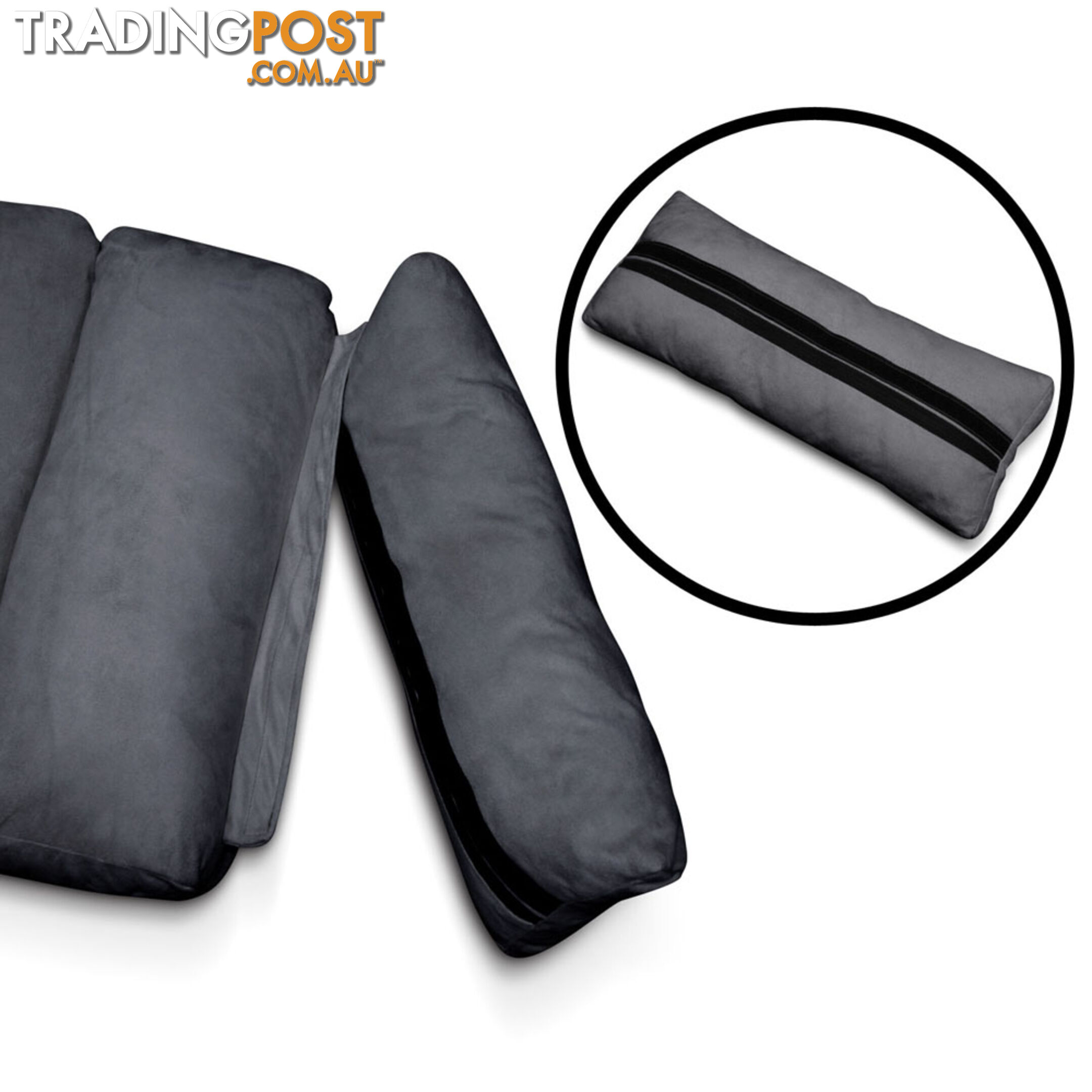 Lounge Sofa Chair - 75 Adjustable Angles _ Charcoal