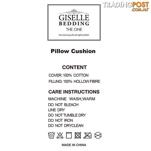 Set of 4 Pillows - 2 Firm & 2 Medium