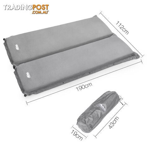 10cm Thick Self Inflating Camp Mat _ Double