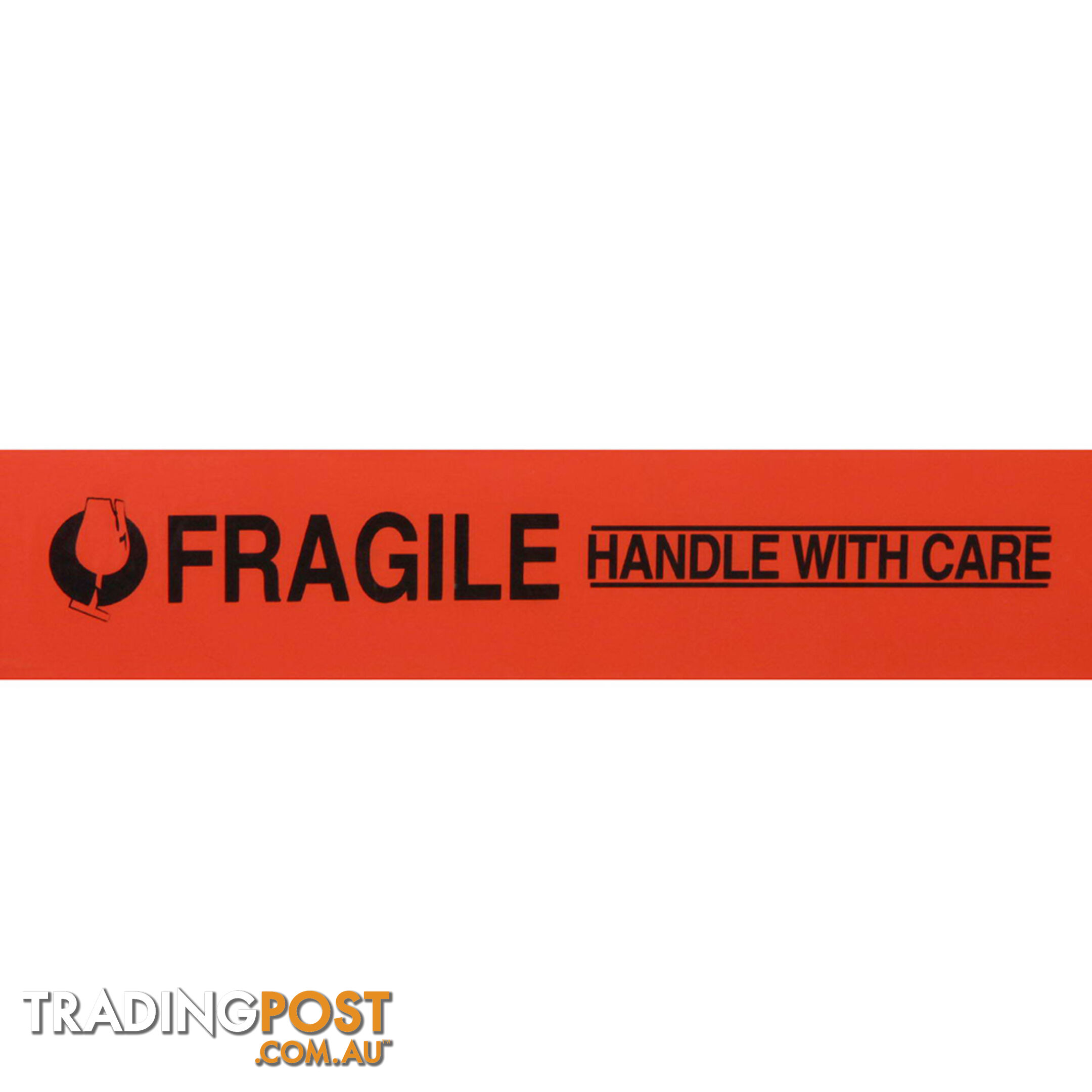 108 Rolls Red Fragile Tape 48mm x 75m