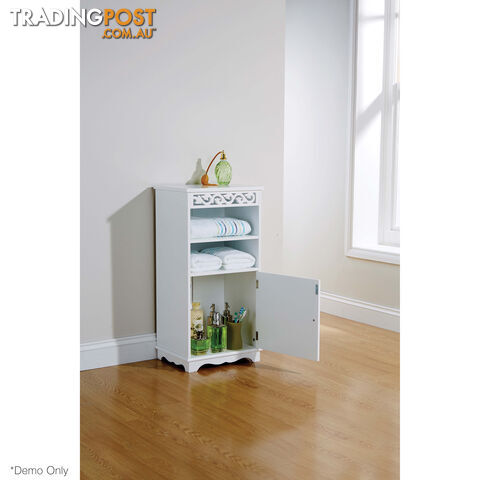 Lure Floor Cupboard in WHITE