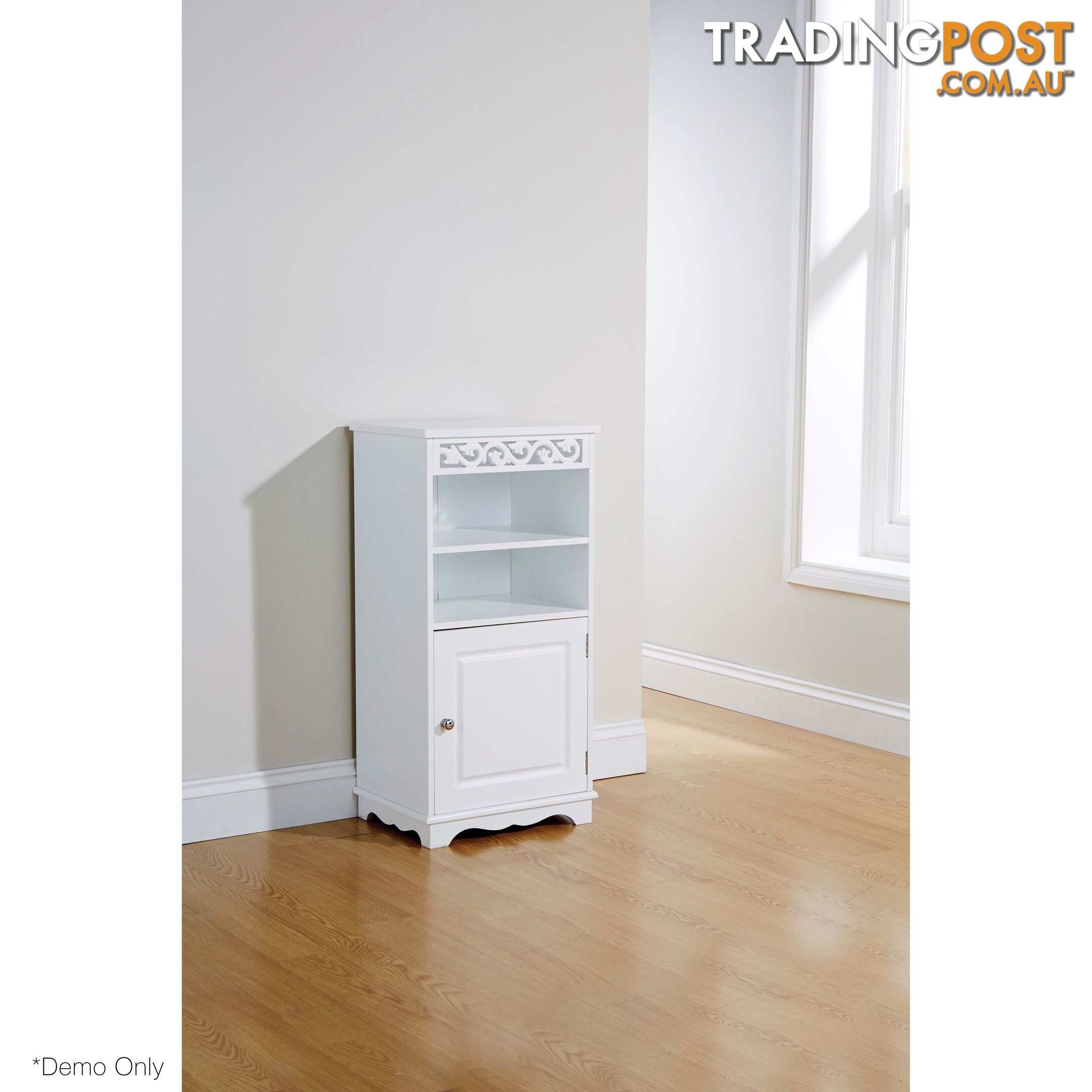 Lure Floor Cupboard in WHITE