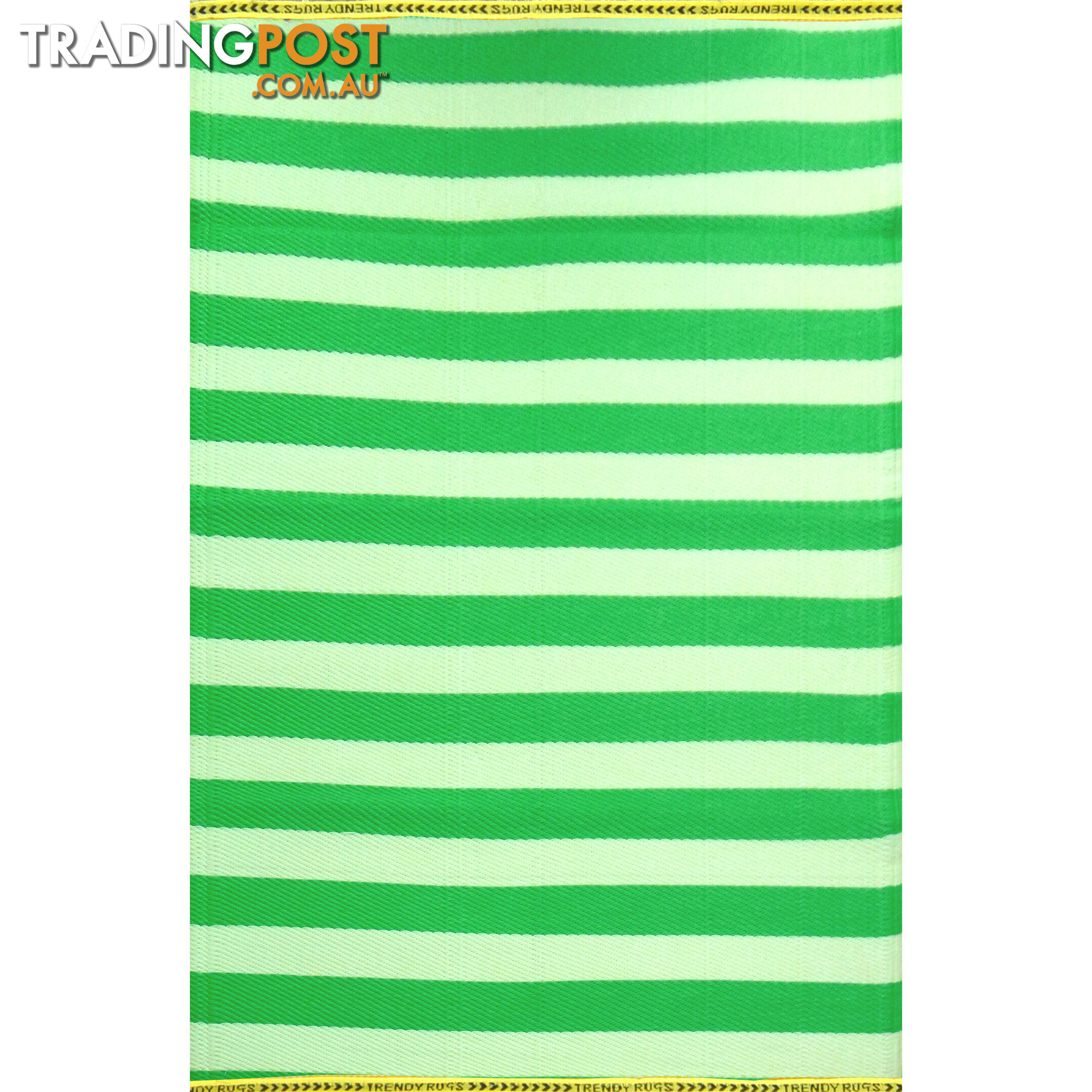 STRIPES Rug Green & Cream 150x240cm