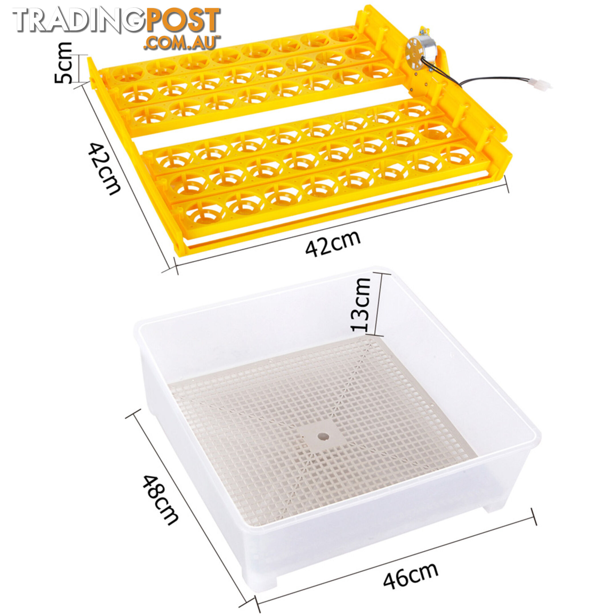 Automatic 48 Egg Incubator Yellow