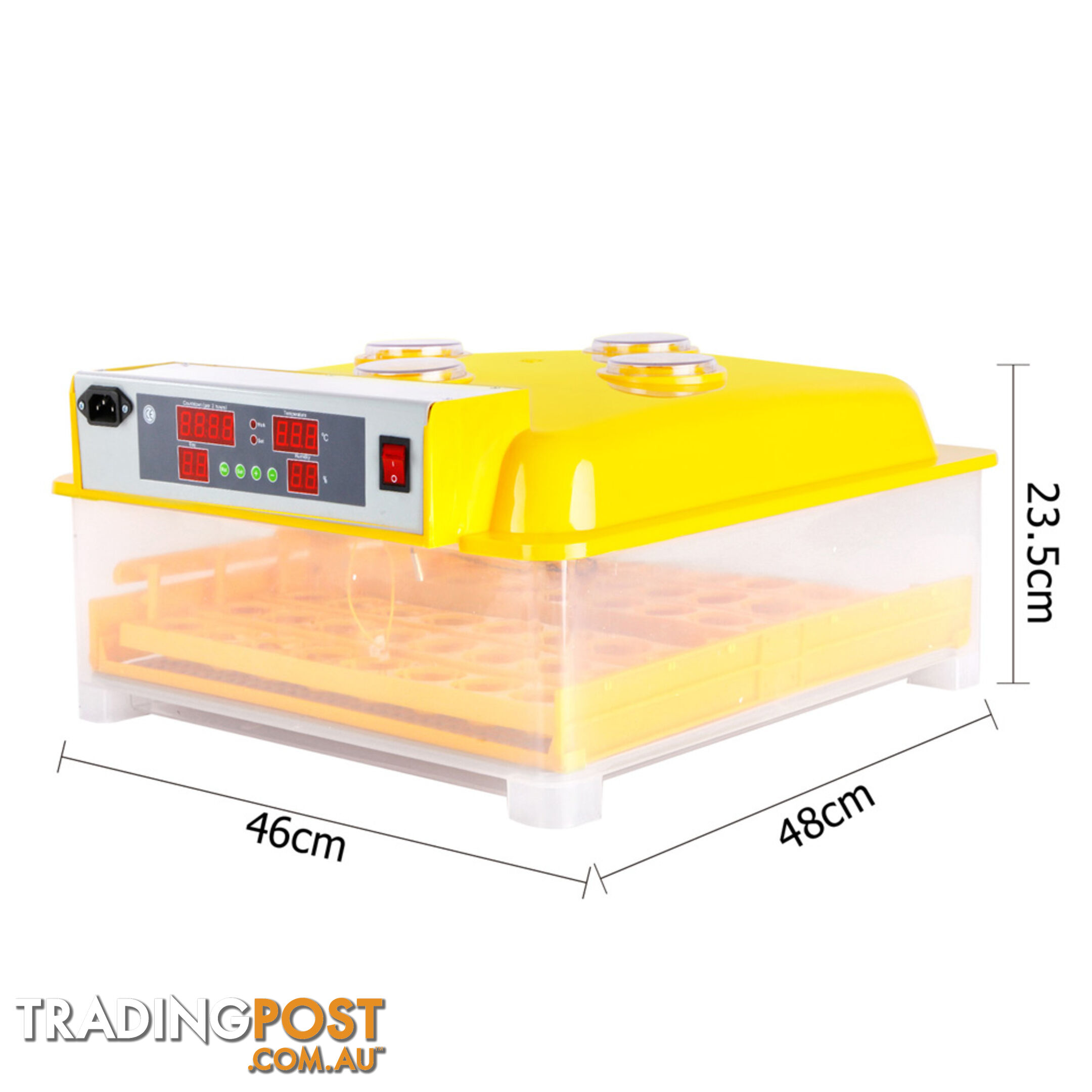 Automatic 48 Egg Incubator Yellow