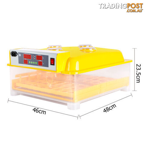 Automatic 48 Egg Incubator Yellow