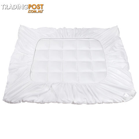 Pillowtop Mattress Topper Memory Resistant Protector Pad Cover King - photo 3 of 8