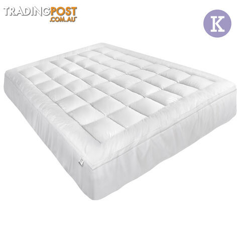 Pillowtop Mattress Topper Memory Resistant Protector Pad Cover King