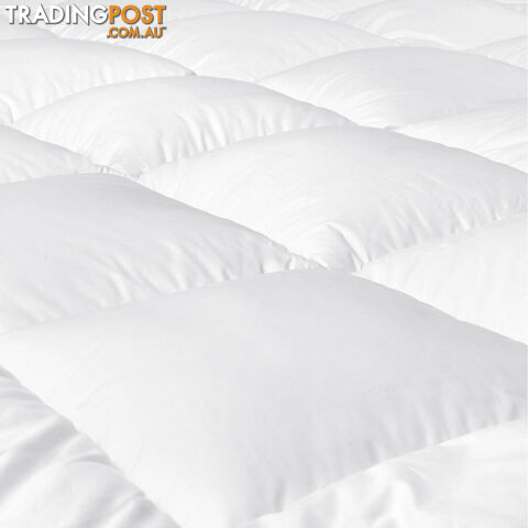Pillowtop Mattress Topper Memory Resistant Protector Pad Cover King - photo 5 of 8