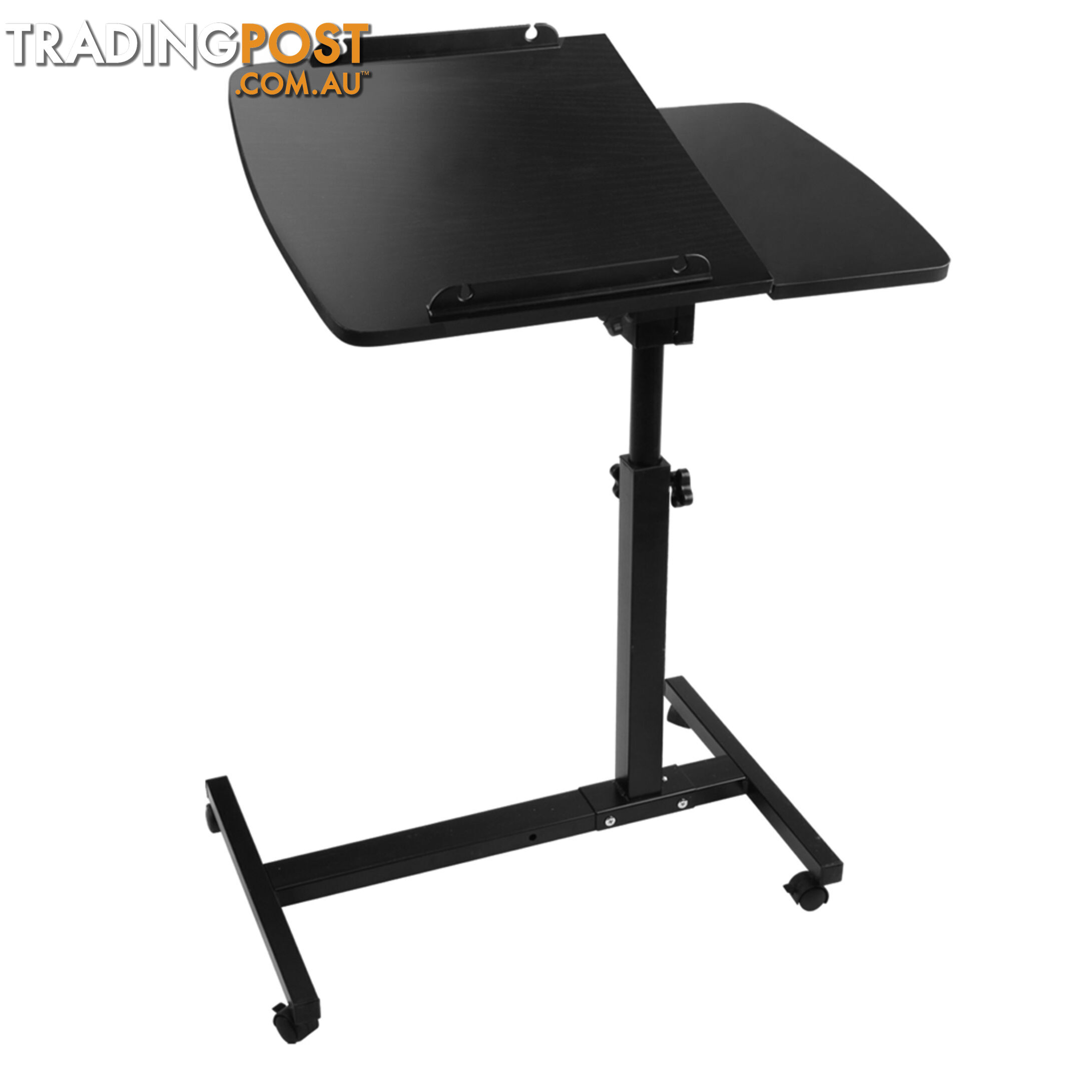 Rotating Mobile Laptop Adjustable Desk Black