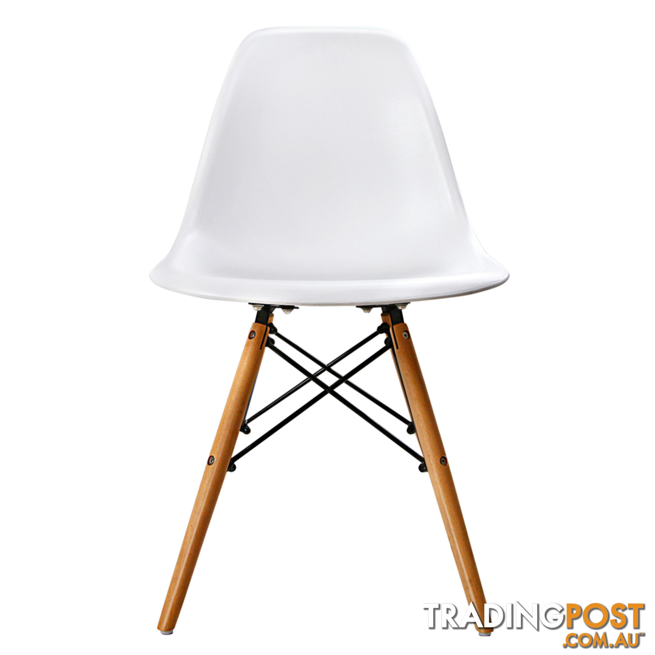 Set of 4 Dining Chair White