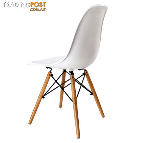 Set of 4 Dining Chair White