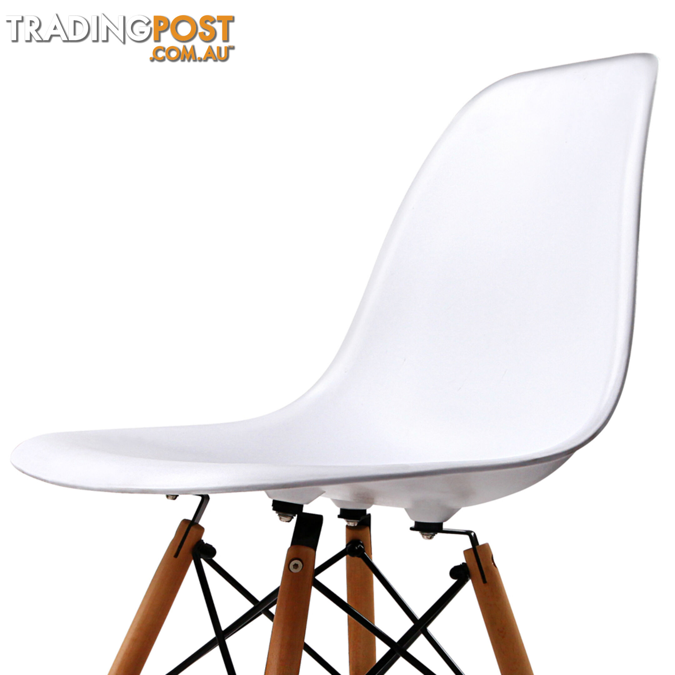 Set of 4 Dining Chair White