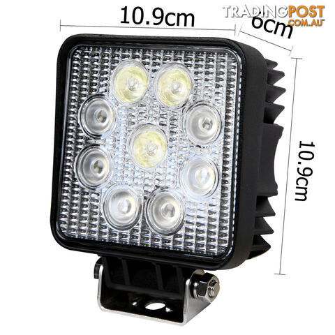 Set of 2 BEAMAX Square LED Work Lamp 27W - photo 2 of 8