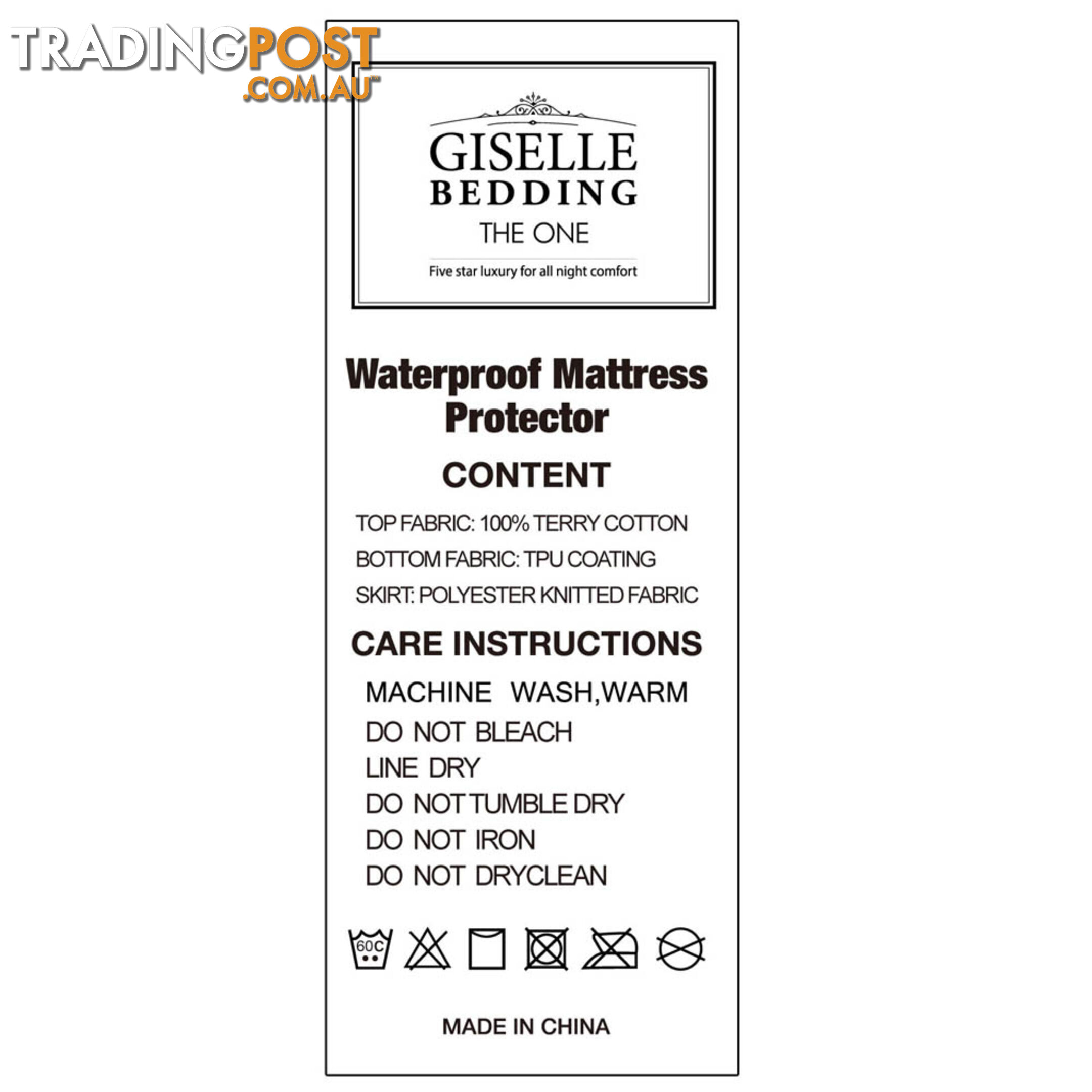 Waterproof Mattress Protector - King