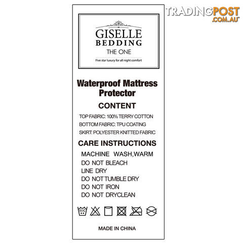 Waterproof Mattress Protector - King