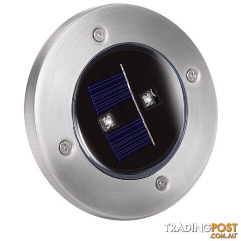 Set of 6 LED Solar Powered Garden Ground Light