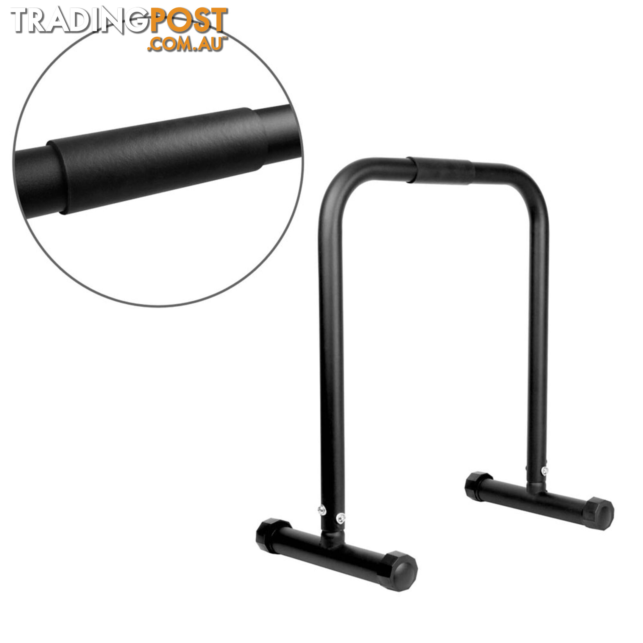 Fitness Chin Up Dip Parallel Bars Black