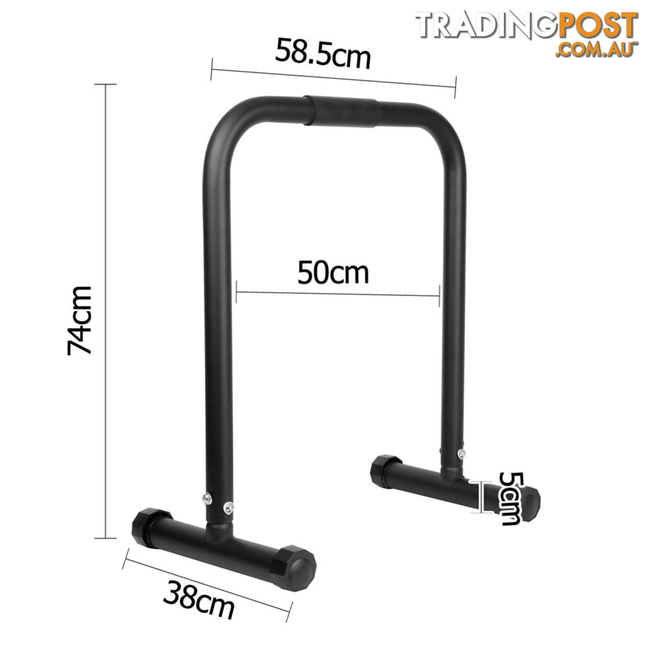 Fitness Chin Up Dip Parallel Bars Black