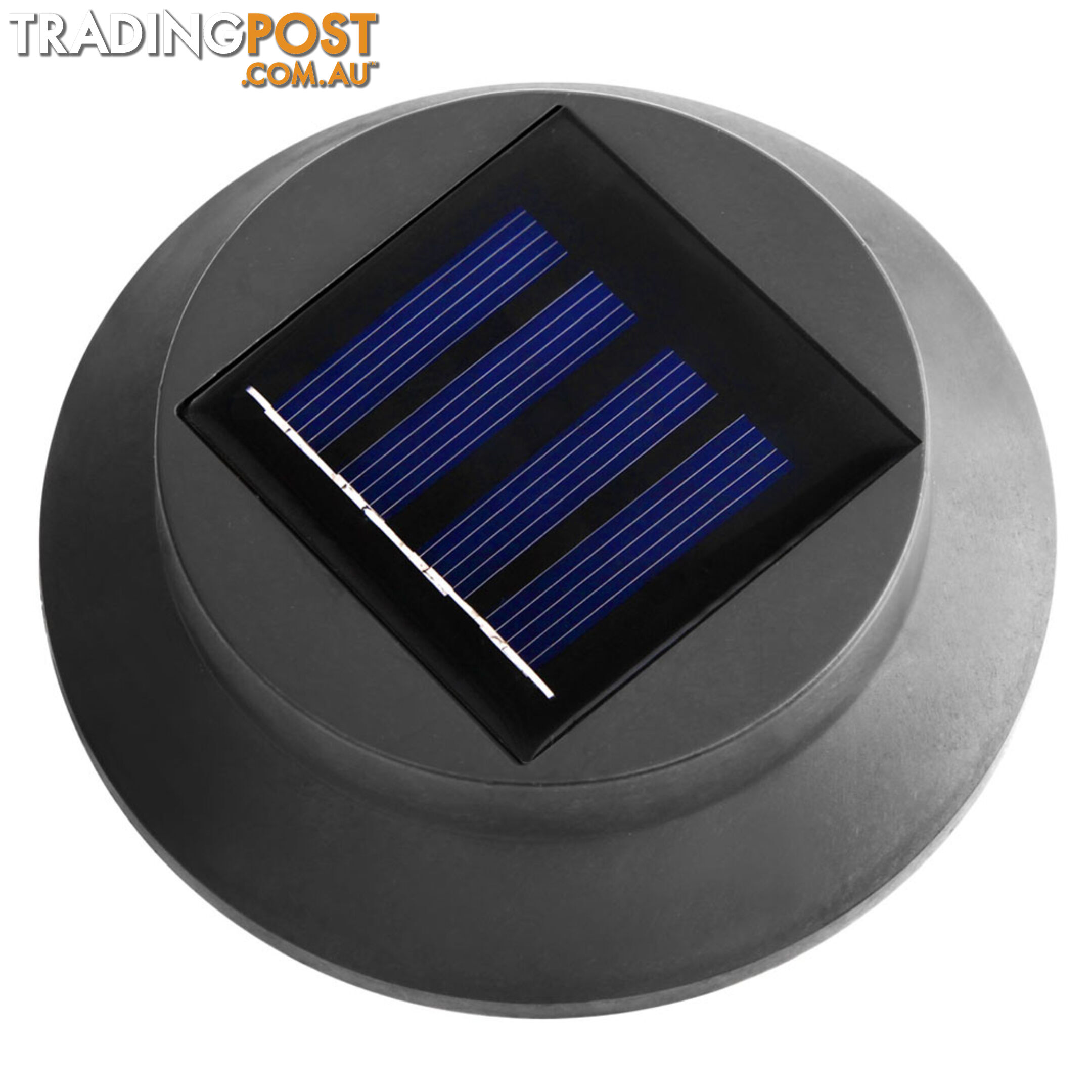 Set of 8 Solar Gutter Light - Black