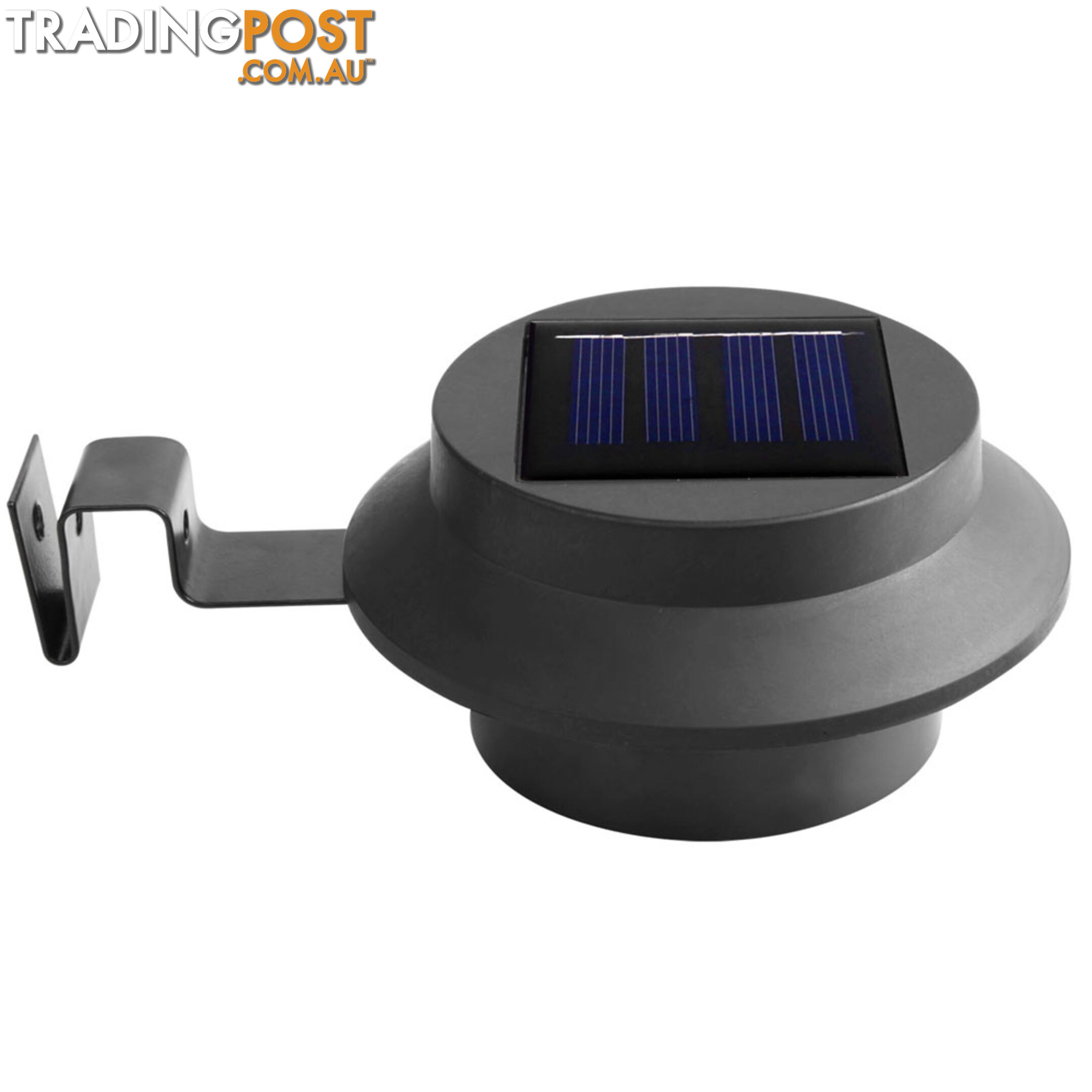 Set of 8 Solar Gutter Light - Black