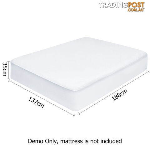 Waterproof Non-Woven Mattress Protector - Double