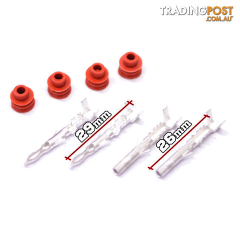 2PCS KITS 2 WAY 1.5MM WATERPROOF AUTO ELECTRICAL WIRE CABLE CONNECTOR PLUG - photo 3 of 4