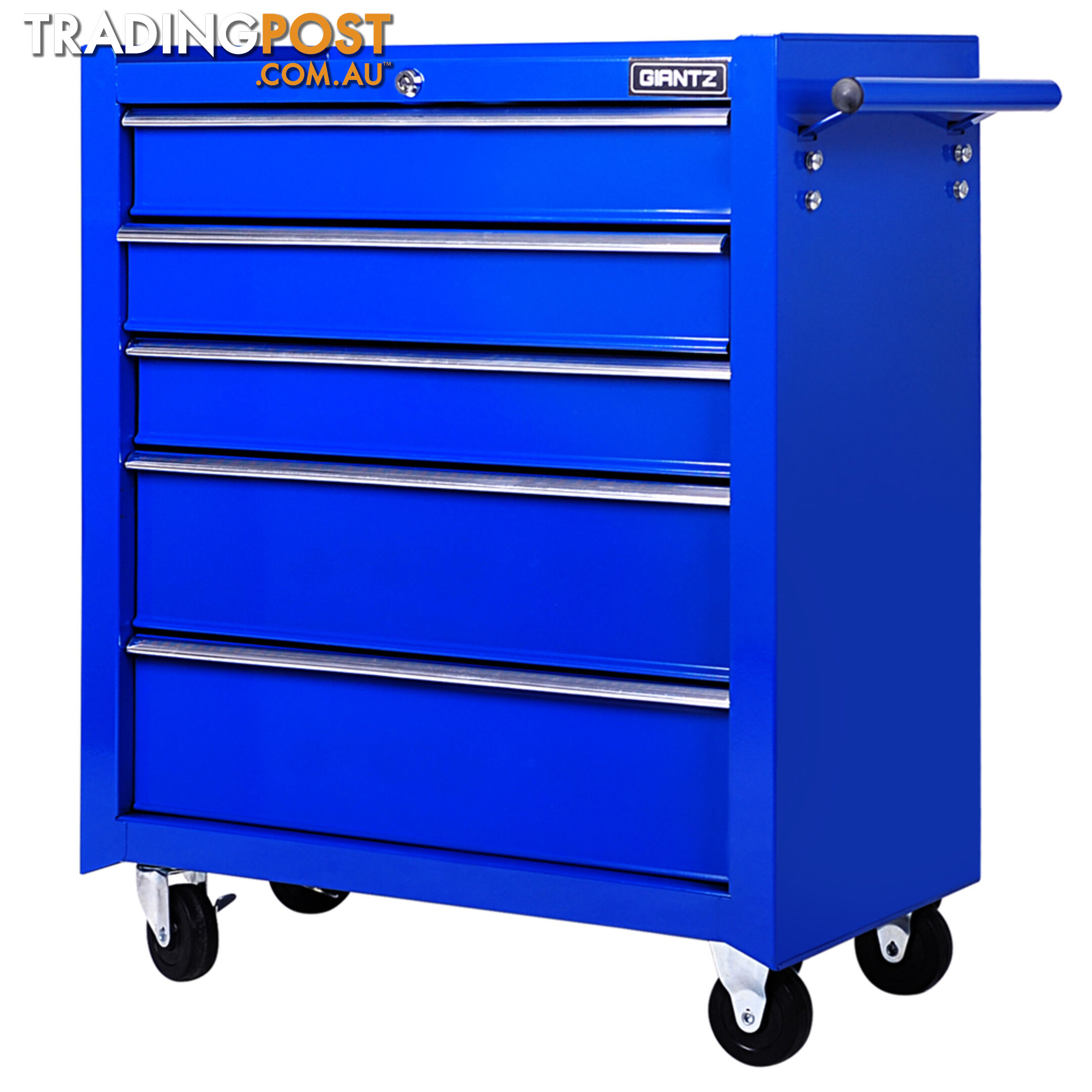 5 Drawers Roller Toolbox Cabinet  Blue