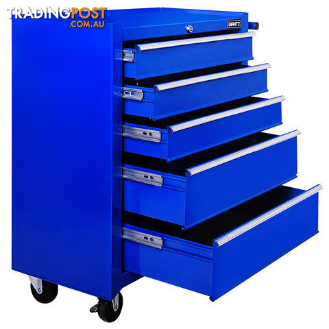 5 Drawers Roller Toolbox Cabinet  Blue