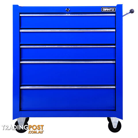 5 Drawers Roller Toolbox Cabinet  Blue