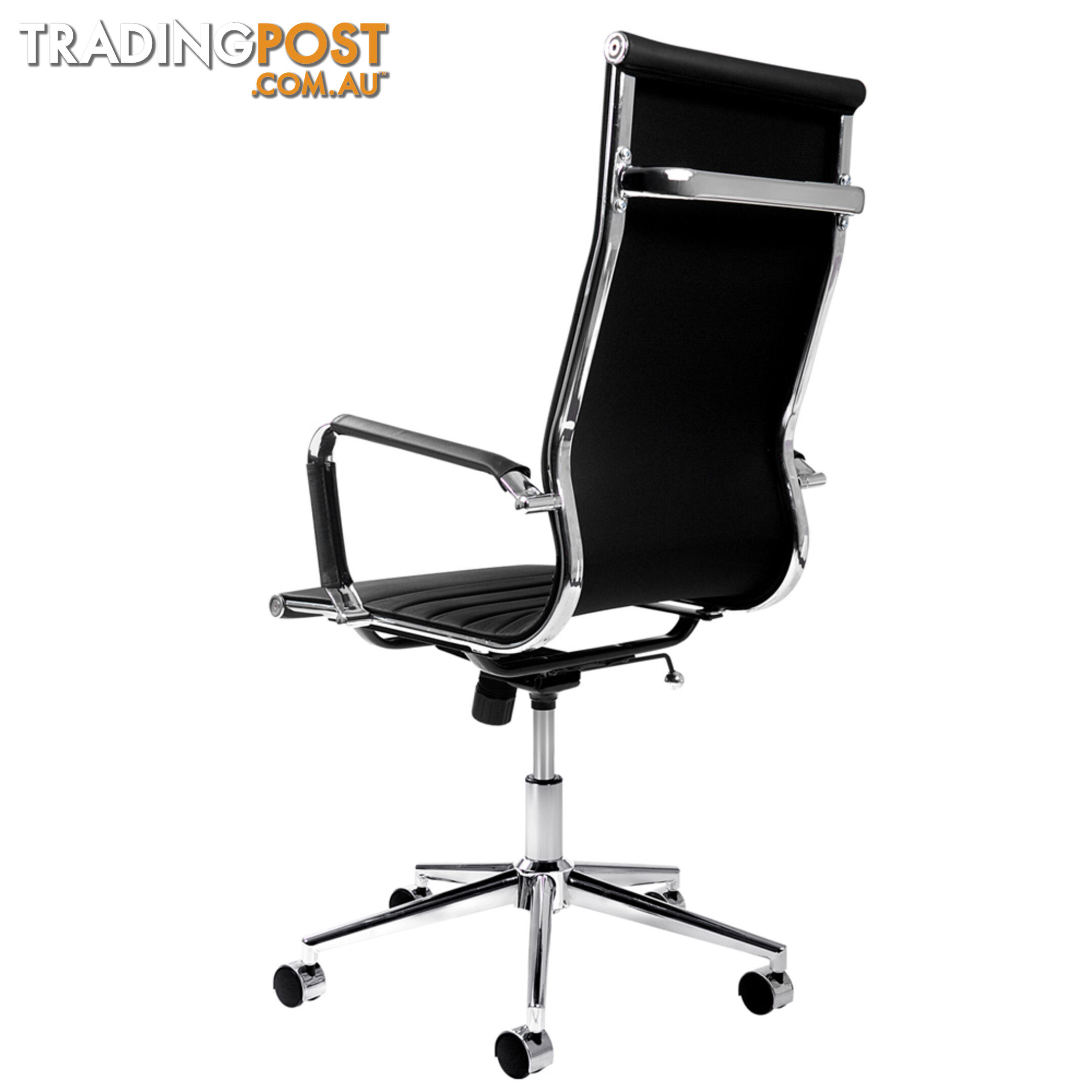 Eames Replica PU Leather High Back Executive Computer Office Chair Black