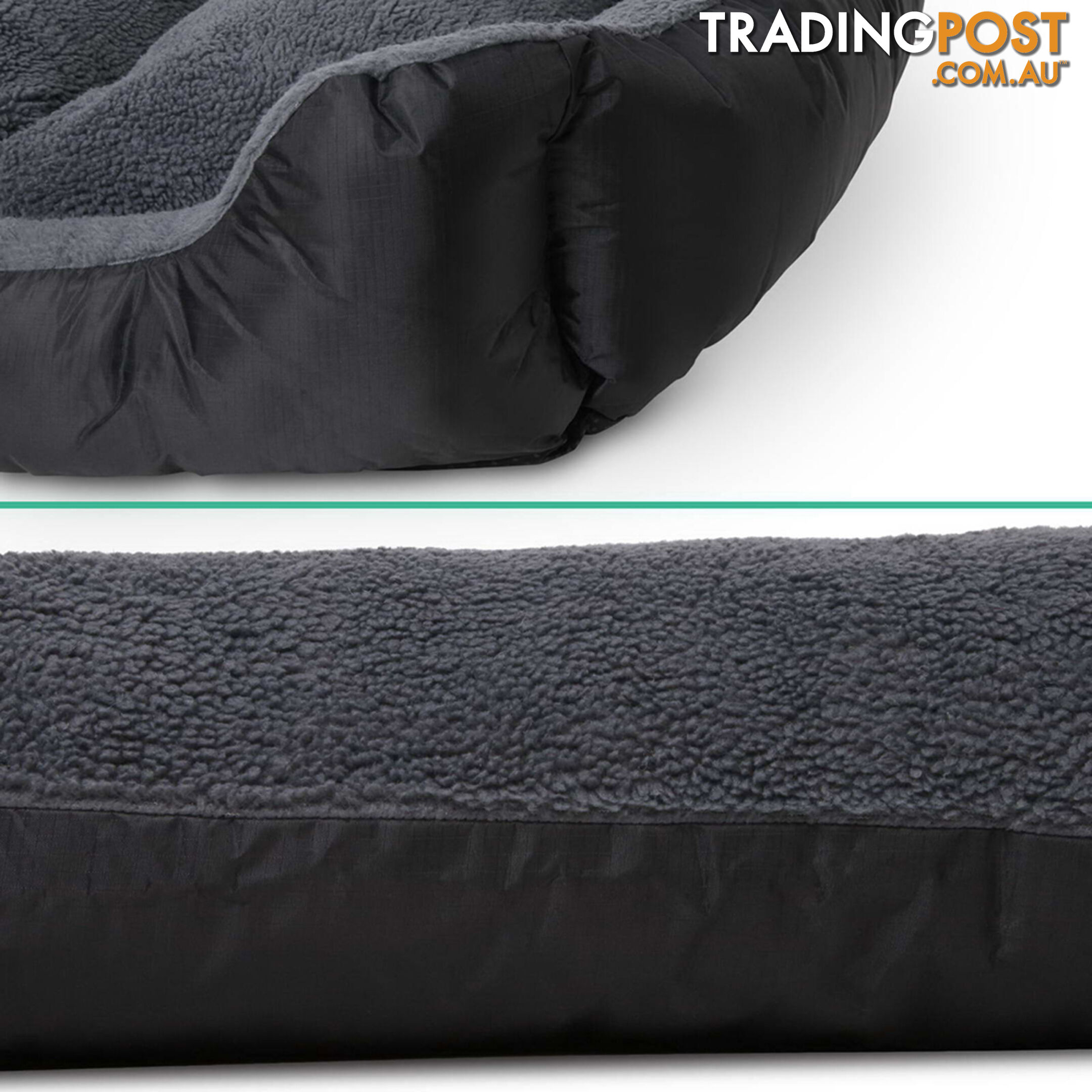 Waterproof Fleece Lined Dog Bed - Large