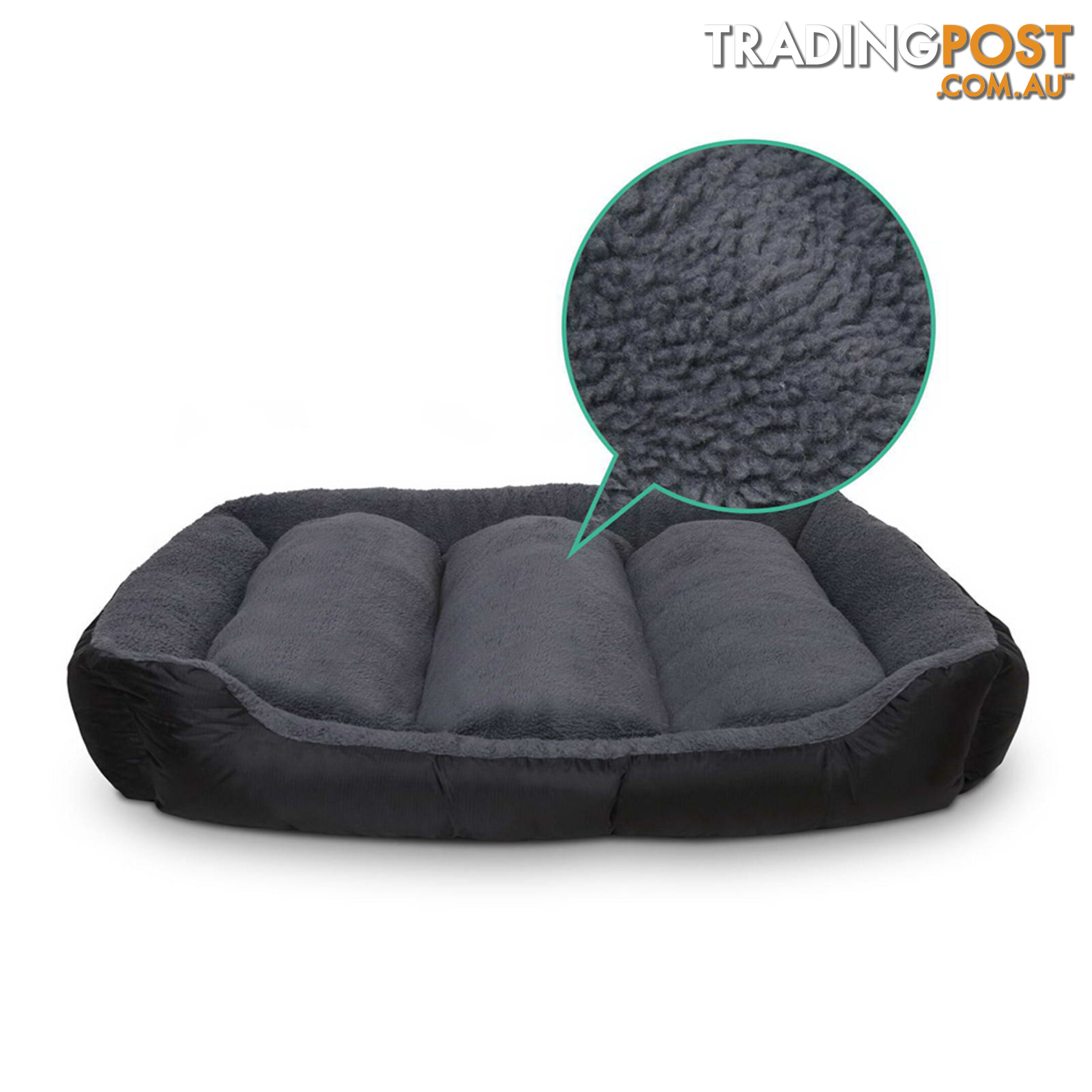 Waterproof Fleece Lined Dog Bed - Large