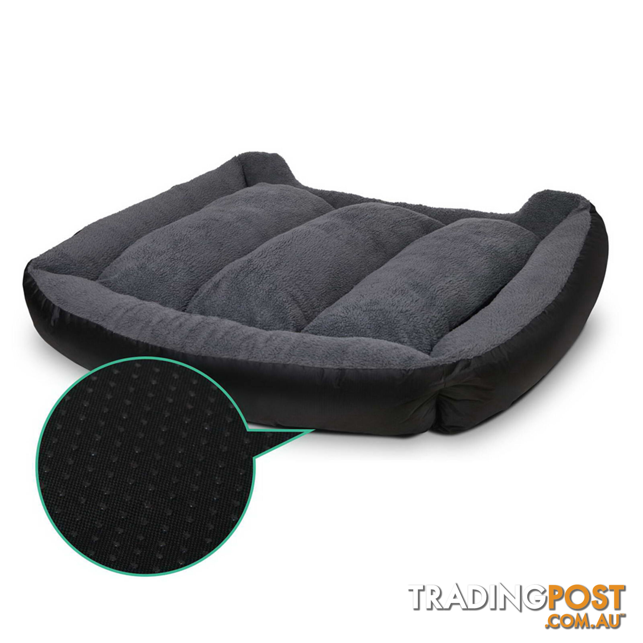 Waterproof Fleece Lined Dog Bed - Large