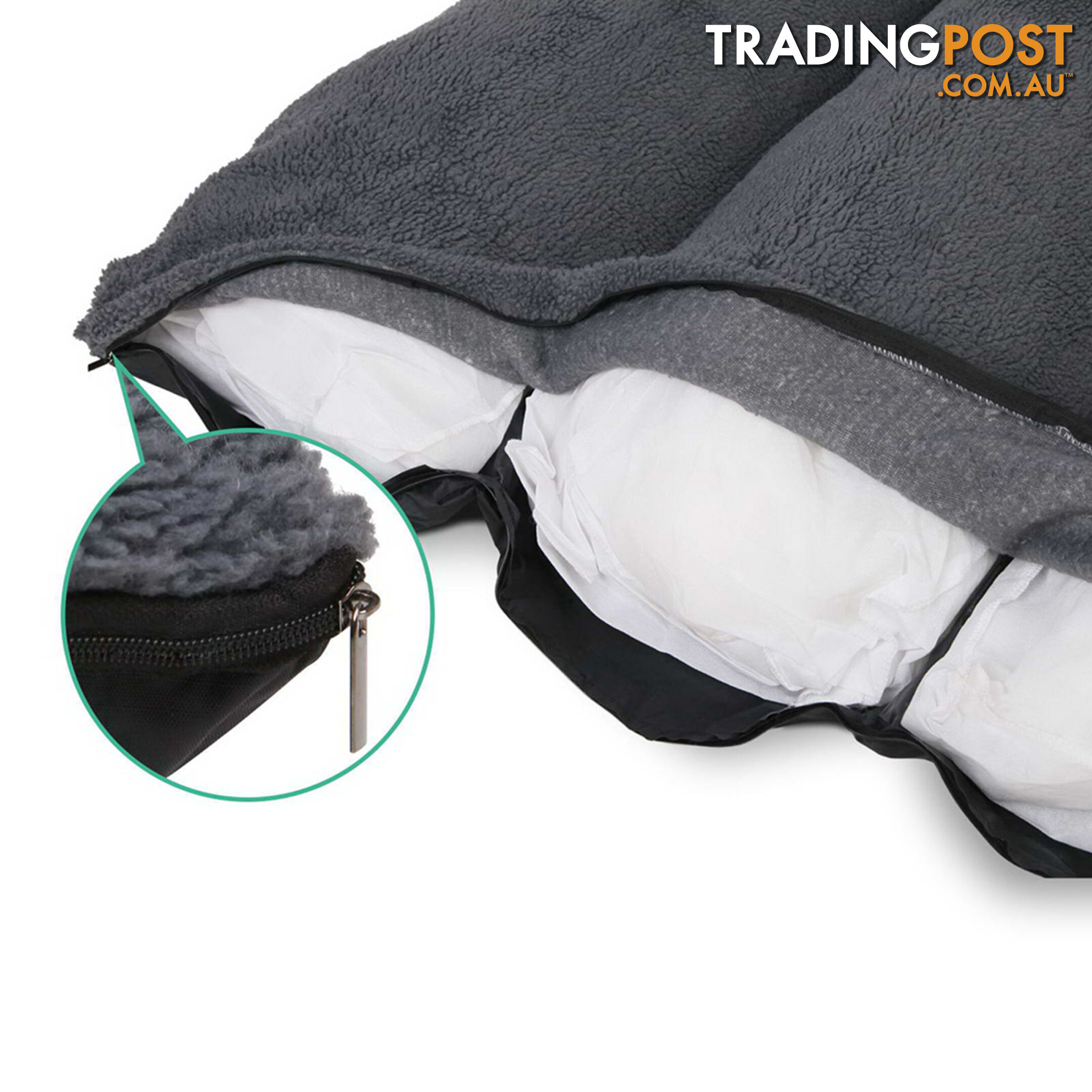 Waterproof Fleece Lined Dog Bed - Large