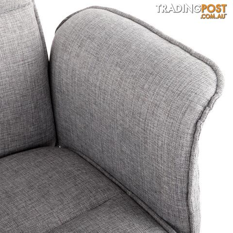 Modern Office Desk Executive Fabric Chair - Grey