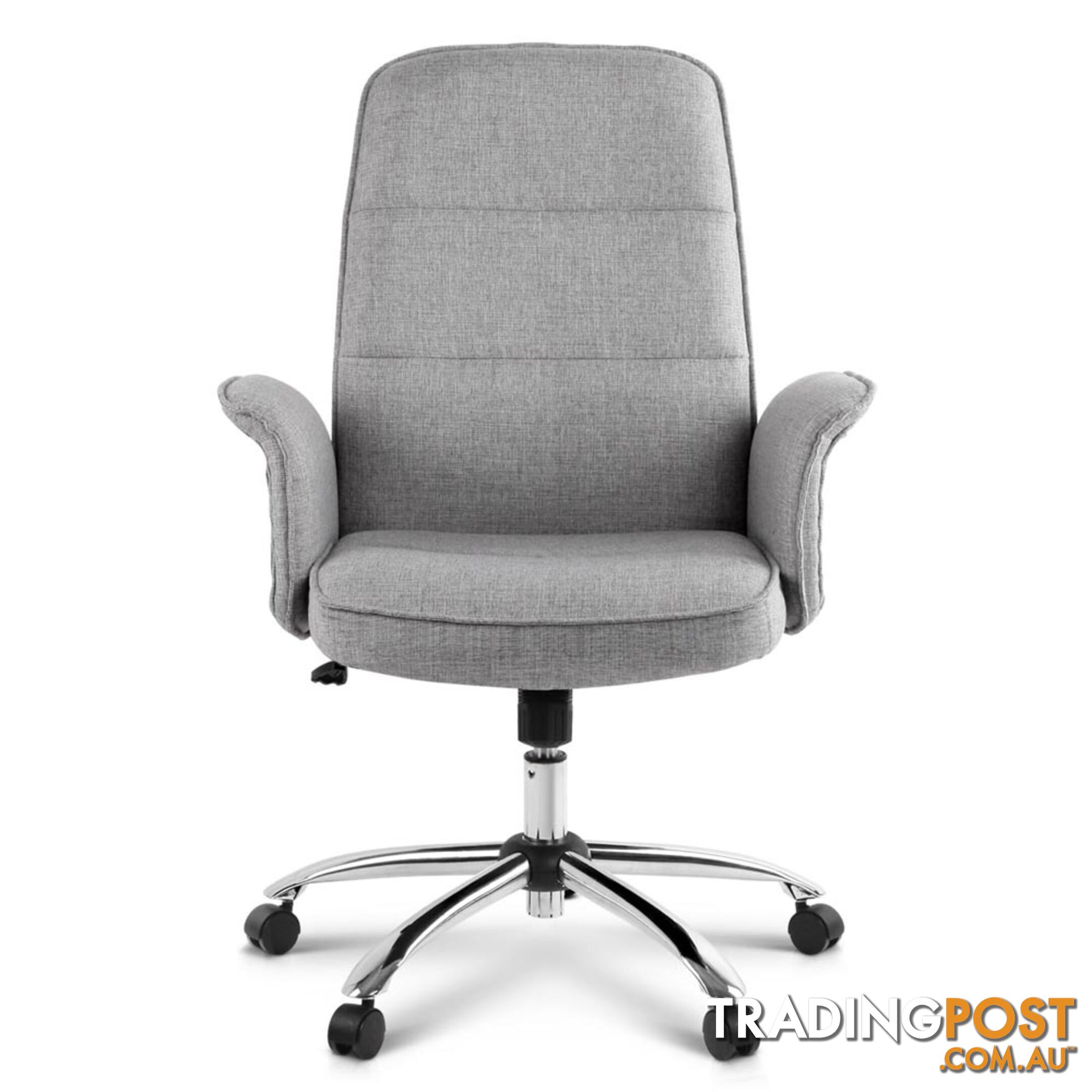 Modern Office Desk Executive Fabric Chair - Grey