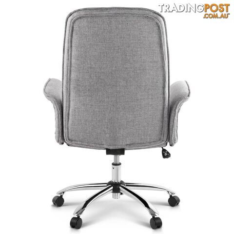 Modern Office Desk Executive Fabric Chair - Grey