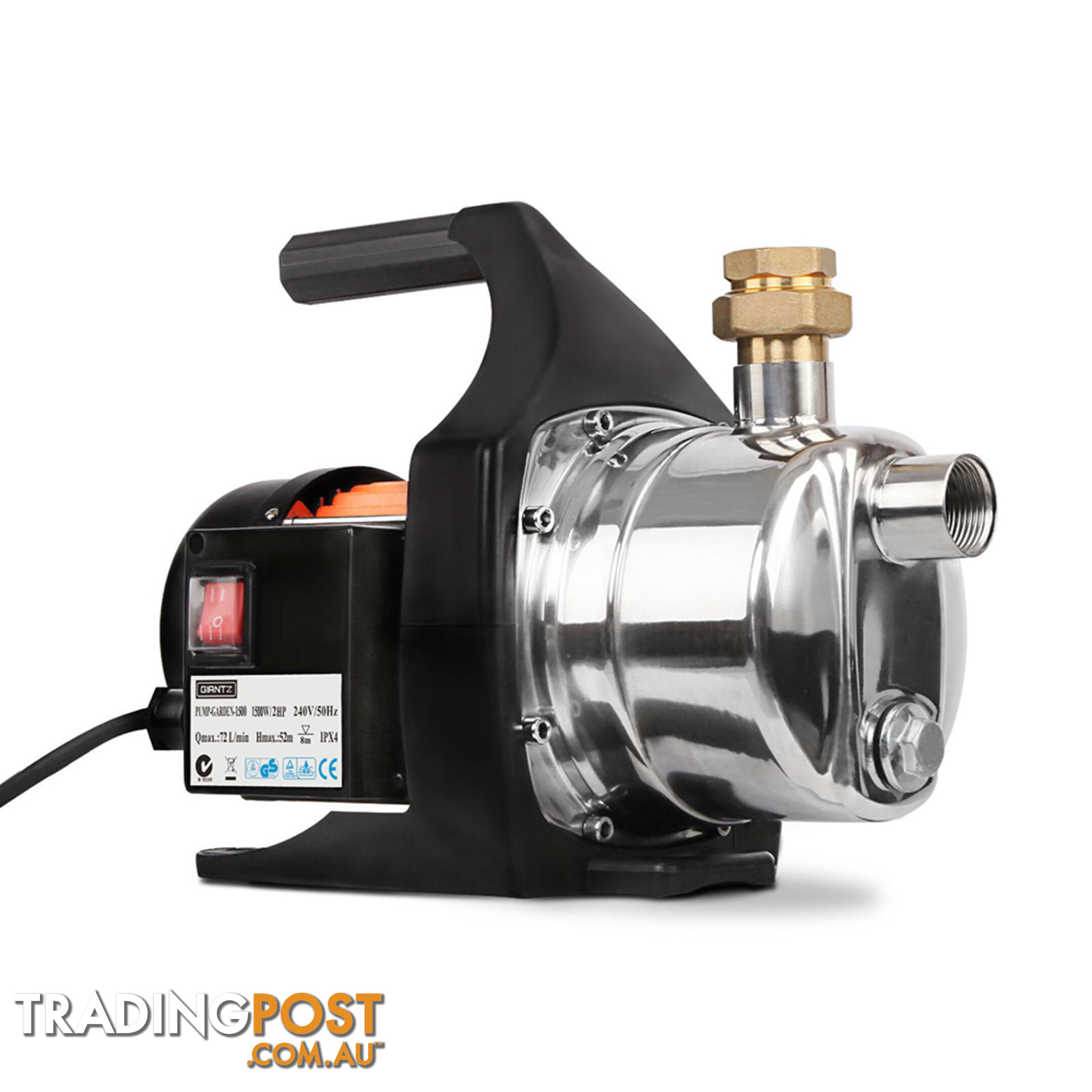 4320L/H Leak Proof Weatherproof Garden Pump