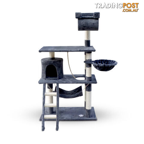 Cat Scratching Post Tree House Condo 141cm grey - photo 4 of 8