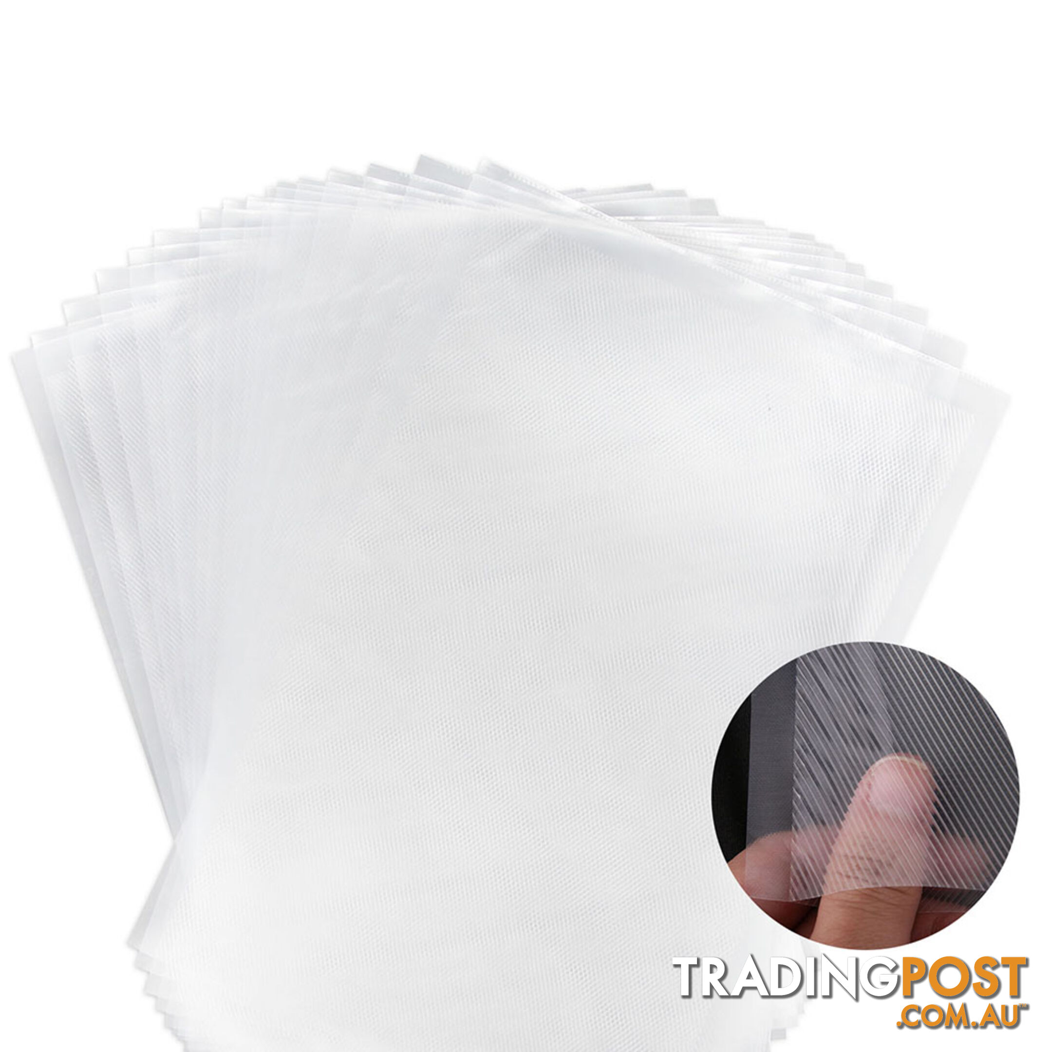 300 Food Sealer Bags: 28 x 40cm