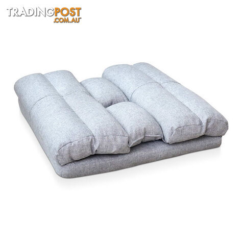 Double Size Adjustable Lounge Sofa - 5 positions Grey